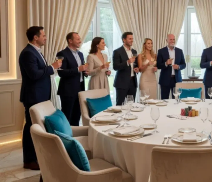 Magáncsoport tematikus estje elegáns különteremben
